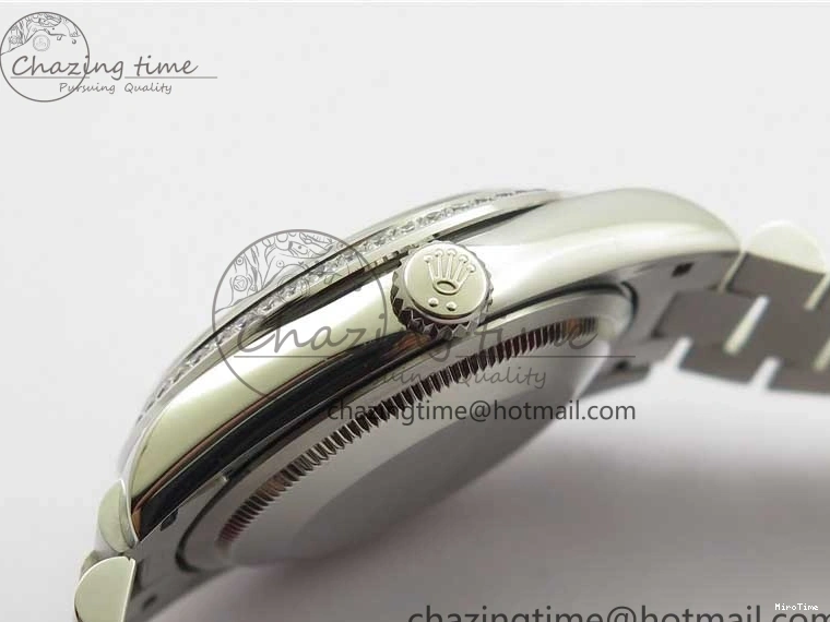 MiroTime 0521 Day-Date 36mm 128239 SS Crystal BP Best Edition Blue Crystal Marker Dial on SS President Bracelet A OdorResistant 2677